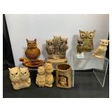 Ceramic Owl Figurines