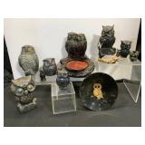 Owl Figurines and Decor