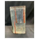 Clear Square Glass Container with Lid