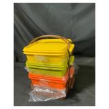 Vintage Tupperware Stackable Lunch Set