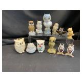 Ceramic Owl Figurines