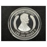Abraham Lincoln Commemorative Coin CASED