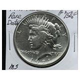 1921 Peace Silver Dollar *RARE DATE*
