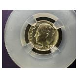 1965 Dime from Special Mint Set (SMS) MS67