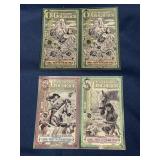 2 WY $1 Goldbacks & 2 $1/2 Goldbacks