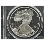 1997-P American Silver Eagle Dollar Proof CASED