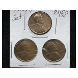 1918-P, D, & S Penny Set