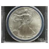 2006 American Silver Eagle Dollar MS 69 CASED