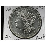 1921-P Morgan Silver Dollar Proof Like