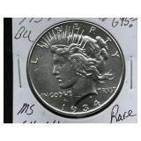 1934-P Peace Silver Dollar *RARE*