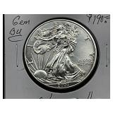 2007 American Silver Eagle Silver Dollar