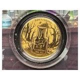 1/1000 Oz. Gold Coin Cased on Incredible Hulk Card