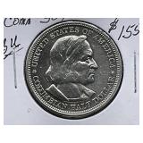 1892 Columbian Expo Comm. Silver Half Dollar