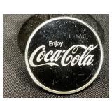 1 Oz. Silver Coca Cola Round