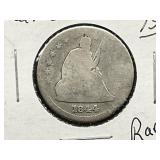 1844-O Seated Liberty Quarter *RARE DATE*