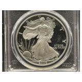 2006-W American Silver Eagle Dollar CASED