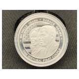 1 Oz. Silver Round Michelle & Barak Obama