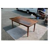 Antique Oak Farm Table w/ pegged & tapered