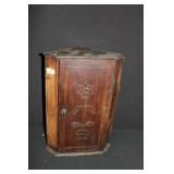 Antique Corner Hanging Cabinet