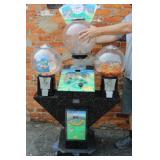 Vintage triple Candy & Gum Dispenser Baseball