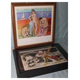 Henri Matisse & Linda Fuller colored wood block