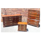 3pc Cherry Dresser, Chest, Night Stand by Carlisle