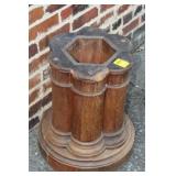Antique Wood Base 20" x 16 round