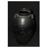 3 Gallon Black Glazed Churn