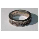 Tiffany & Co. 1837 Ring size 8.5, 8.73 grams