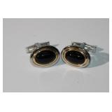 DOLAN BULLOCK cufflinks 14kt gold & Sterling