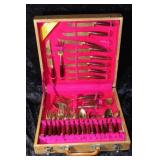 Vintage 29 pcs Bronze, Brass, and Wood Flatware