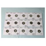 15 Deep Cameo Proof Dimes
