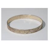 925 Sterling Signed Taxco Mexico Bracelet