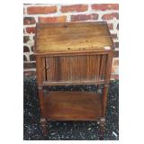 Antique Walnut Side Table needs TLC