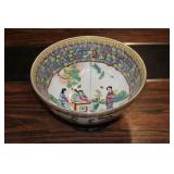 12" Footed Chinese Bowl on Stand