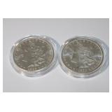 2 Morgan Silver Dollars 1884O & 1898O