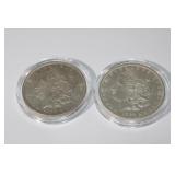 2 Morgan Silver Dollars 1884O & 1888O