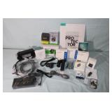 Electronic lot; wireless earbuds, phone holders,