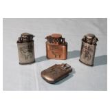 4 Vintage Camel Lighters (AS IS)