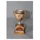 Antique Royal Vienna miniature nude angel vase,