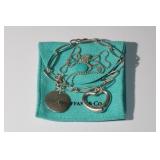 2pcs Tiffany & Co. Sterling Bracelet and Pendant