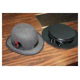 2pc Hats; size 7 Derby & Magician