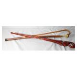 3pc Walking Sticks (2) are handmade