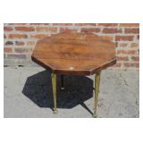 Small Table w/ Brass and Metal Base