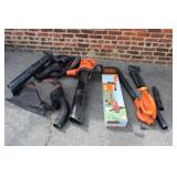 3pc Black & Decker Electric; trimmer, blower, leaf