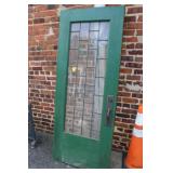 Leaded Glass Pane Decor 80" x 32"