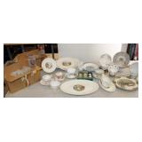Large Collection of Vintage Porcelain & Glassware;