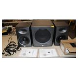 3pcs JBL Speakers and Subwoofer, 2 LSR 8"
