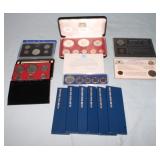 12pc Coin Sets; 1975 First Coinage of Papua New