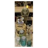 Brass Fire Screen, Antique Bottles, Carousel